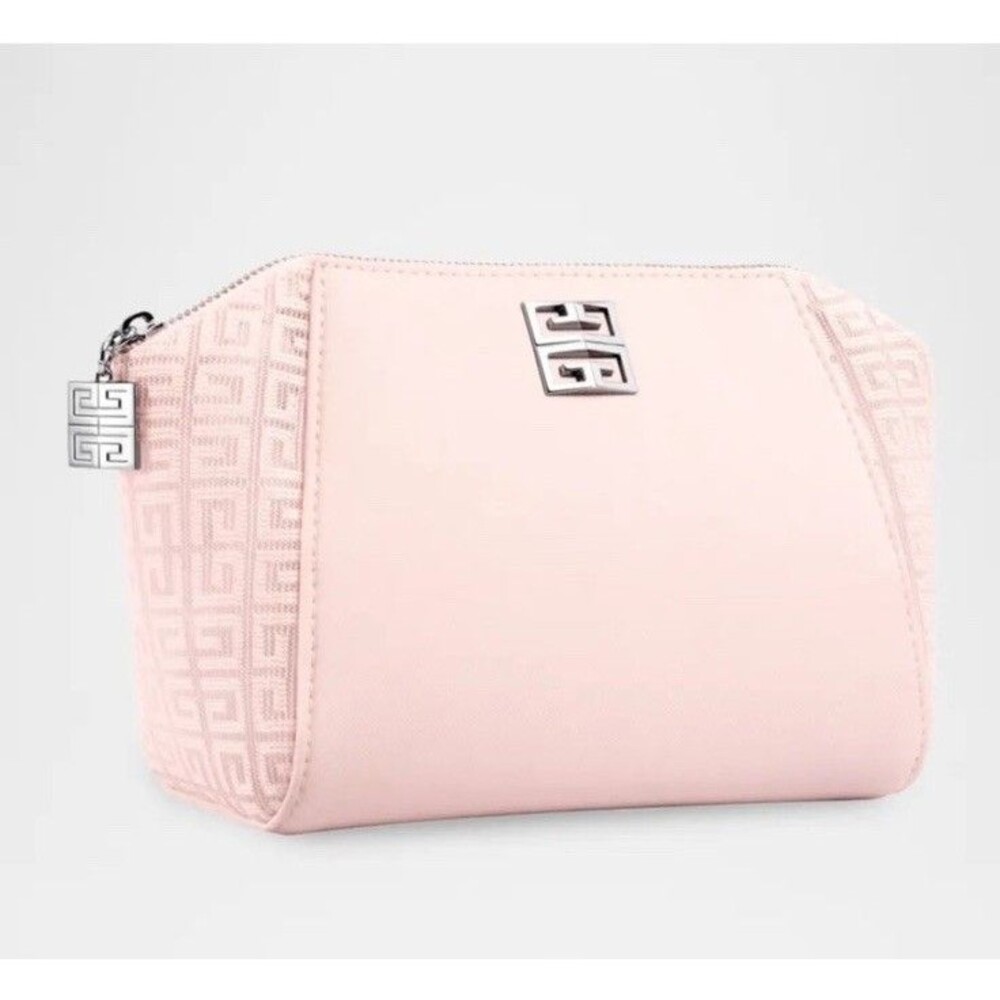 NEW GIVENCHY PARFUMS VALENTINES GIFT Pink TRAVEL POUCH BAG 8" X 6" X 3"